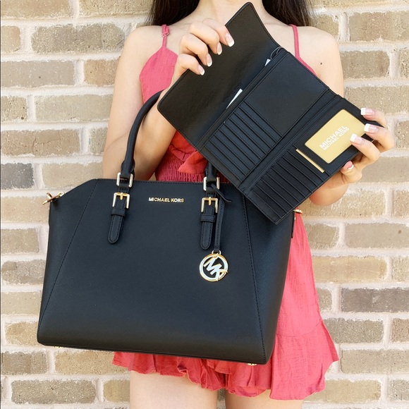 SALE‼️BUNDLE Michael Kors large satchel & wallet - Picture 3 of 6